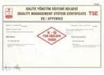 ISO 9000 Belgesi - Ek